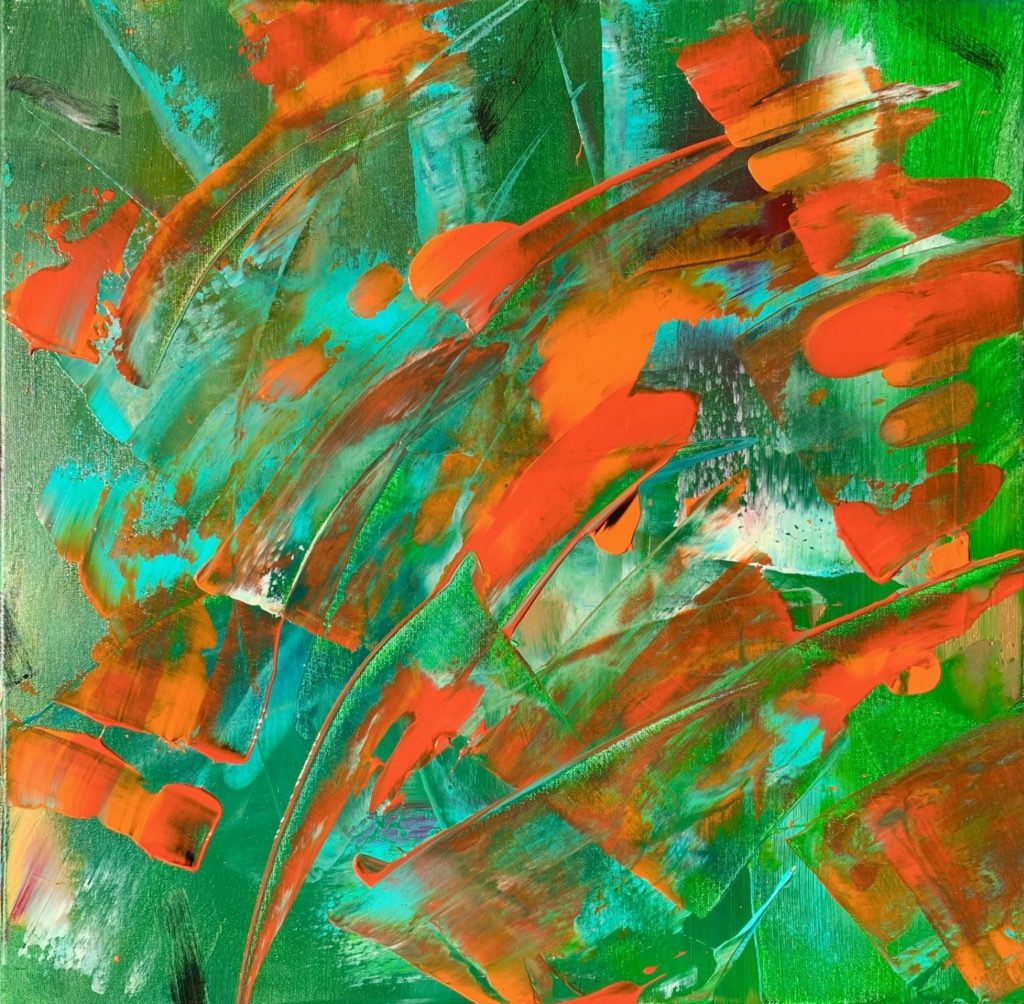 Abstract paintings cause joy and wonder