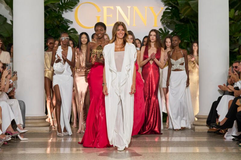 Sara Cavazza Facchini celebrates 10 years with Genny SS24