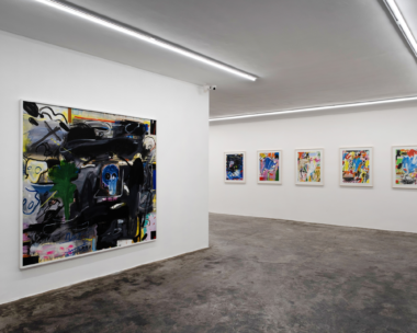 Inside view of Orkideh Daroodi's Gallery in Iran