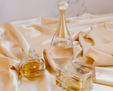 Bottles of perfumes on display to build lasting signature scent