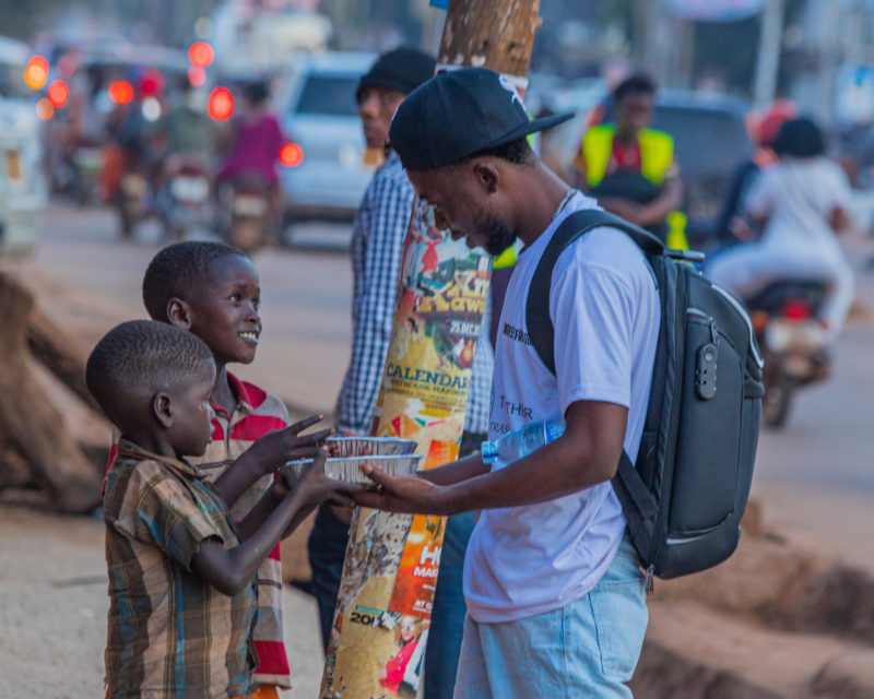 Shabani Chani Feeds Homeless Kids in Uganda