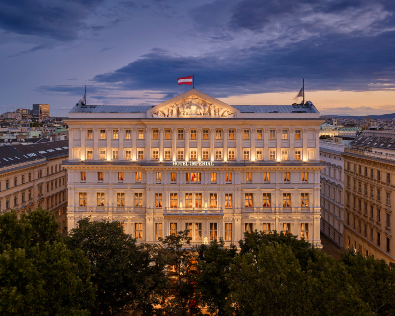 Hotel Imperial, Vienna's preeminent heritage hotel, commemorating a tradition of 150 years of unparalleled luxury and service.