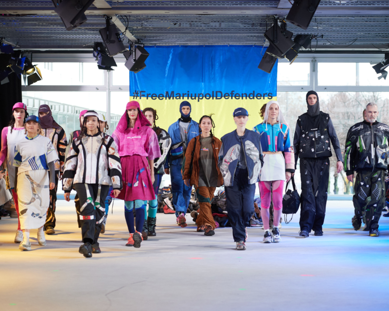 PLNGNS makes a bold statement at Berlin Fashion Week with their debut collection of upcycled streetwear, marrying eco-conscious design with urban style