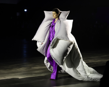 Runway showcase of 'THE DREAMS IN THE CUPBOARD' from Danny Reinke's Autumn/Winter 2024 Collection with models presenting the latest trends