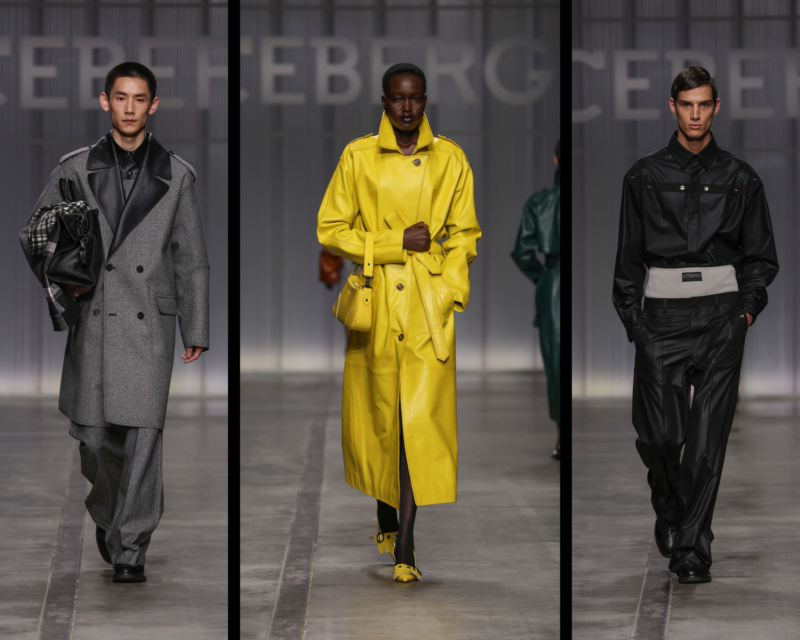 ICEBERG Fall/Winter 2024 runway highlights featuring cutting-edge everyday wear.