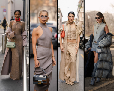 Fashion enthusiasts showcasing their unique street style at Milan Fashion Week 2024, highlighting early trend predictions