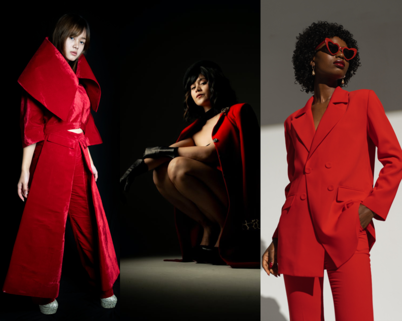 A step-by-step guide on accessorizing a red coat to create a fashionable and romantic outfit perfect for a Valentine's Day date.