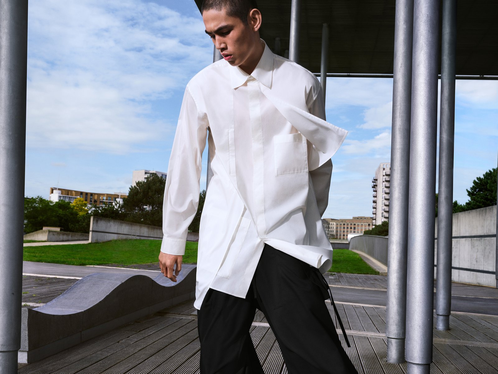 Fusion of Organic and Synthetic in Y-3's Spring/Summer 2024 Chapter 1 Collection
