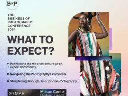 Creative design for the 2024 Conference on the Business of Photography, emphasizing Culture Exchange and the Art of Business within the photography industry.