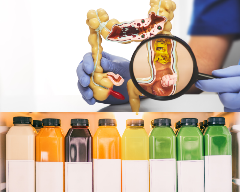The best detox drink recipe for effective colon cleansing displayed on a kitchen counter