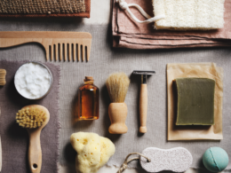 Selection of body grooming tools and products highlighted for spring rejuvenation and care