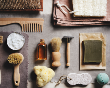 Selection of body grooming tools and products highlighted for spring rejuvenation and care