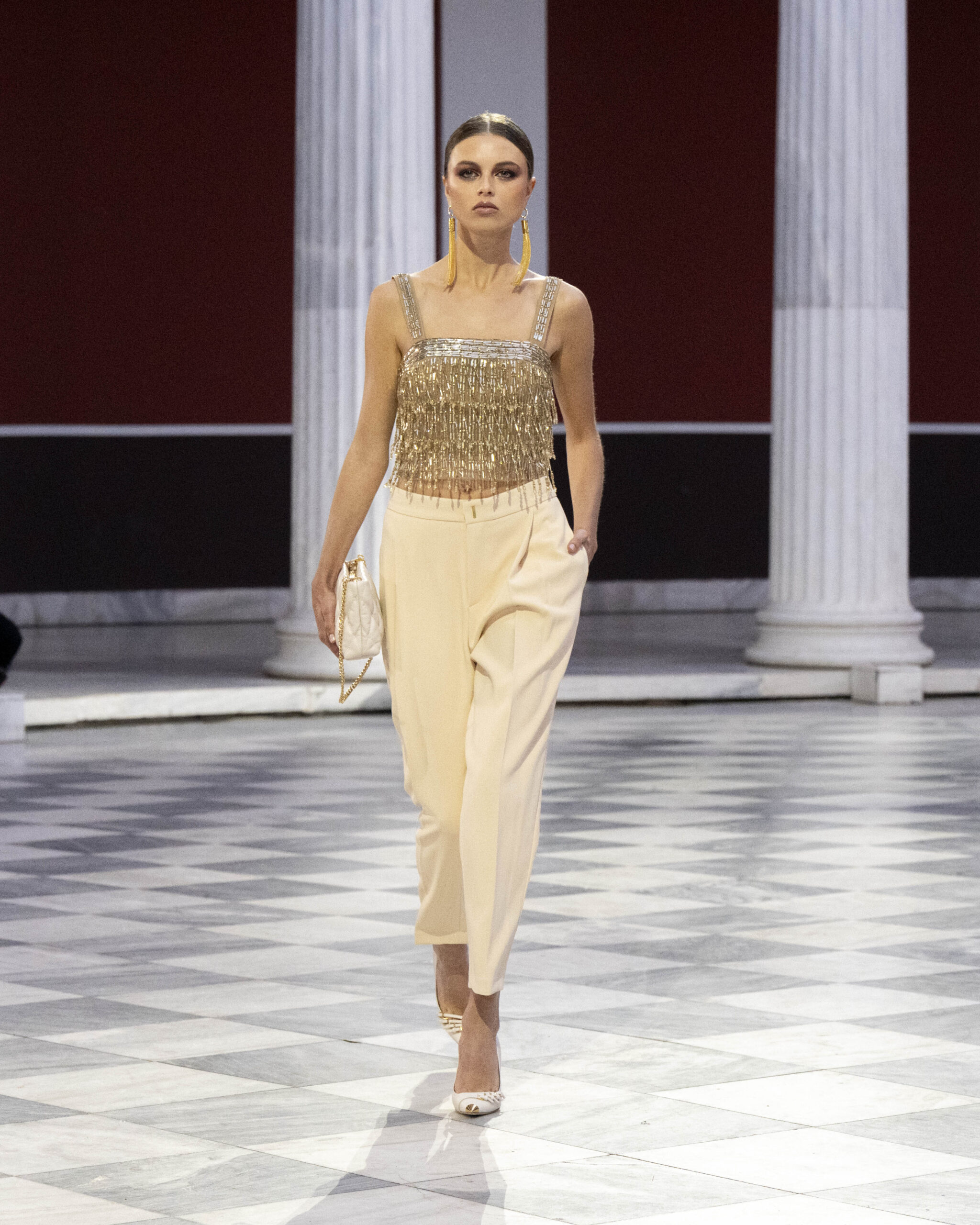 Athens Fashion Week Lit Up With Timeless Pieces From Elisabetta Franchi's ETERNAL Collection