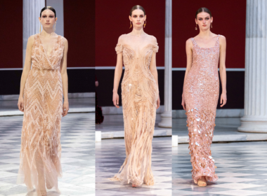 Models showcasing Elisabetta Franchi's ETERNAL collection at this year's Athens Fashion Week, walking down the runway in elegant designs