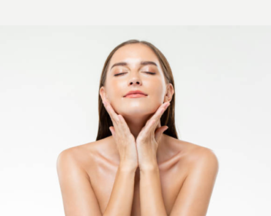 Woman revealing radiant skin after trying beauty tricks to enhance skin brightness
