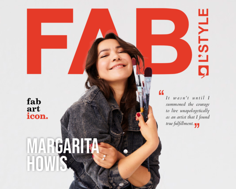 Representation of the healing power of colors as discussed by Margarita Howis in an interview with FAB L'Style Magazine.
