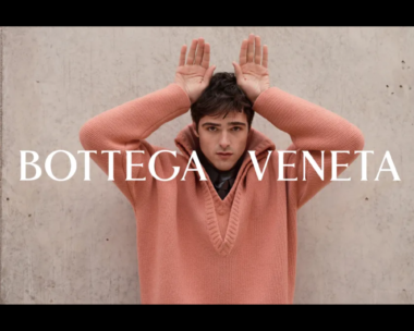 Official announcement image of Jacob Elordi as Bottega Veneta's new brand ambassador