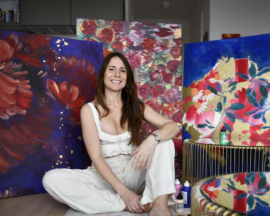 An inspiring artwork symbolizing the transformation of tragic pasts into something beautiful, inspired by Lisa Nitsche's vision.