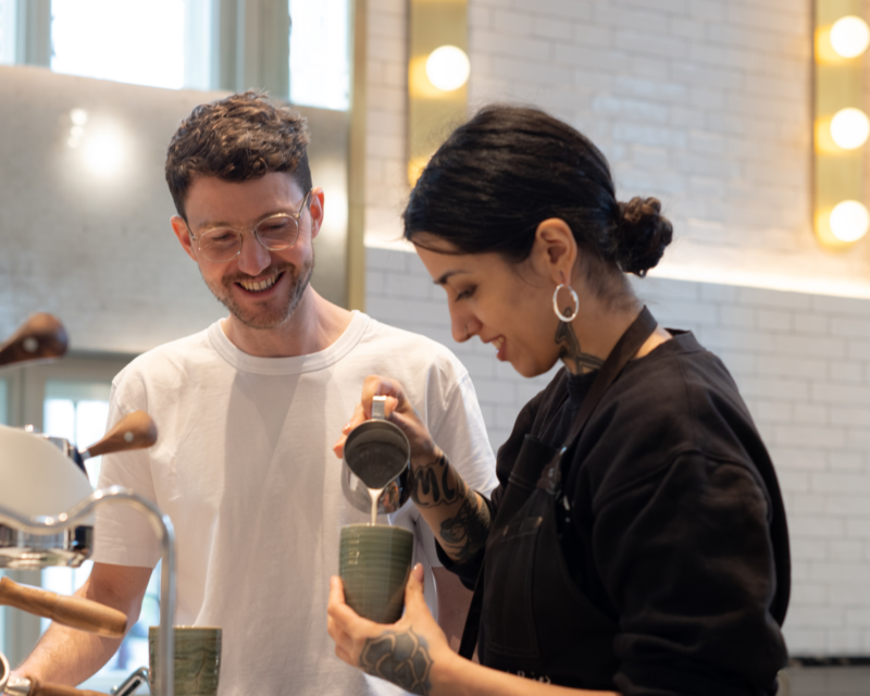 A cozy atmosphere at Elias Coffee Shop in Vienna where visitors can defend, energise, recover, and chill