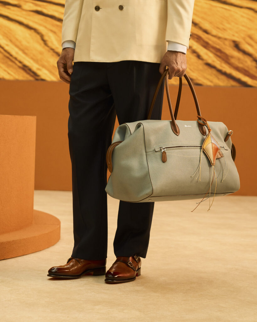 Santoni showcased SS25 Men's collection, Land of Dreamers in MFW
