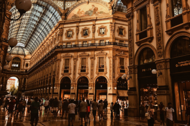 A landmark building in Milan