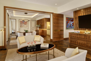 A close-up view of The Signature Suites at The Ritz-Carlton, Vienna