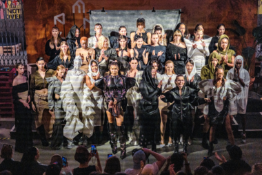 Group photograph from Maria Chany's Fashion Runway at Berlin Fashion Week 2024, debuting Her Latest Collection