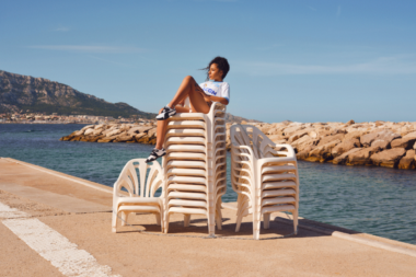Campaign images from Puma Mostro. Summer Has Arrived With Two New Perforated-Leather Colorways For The Puma Mostro.