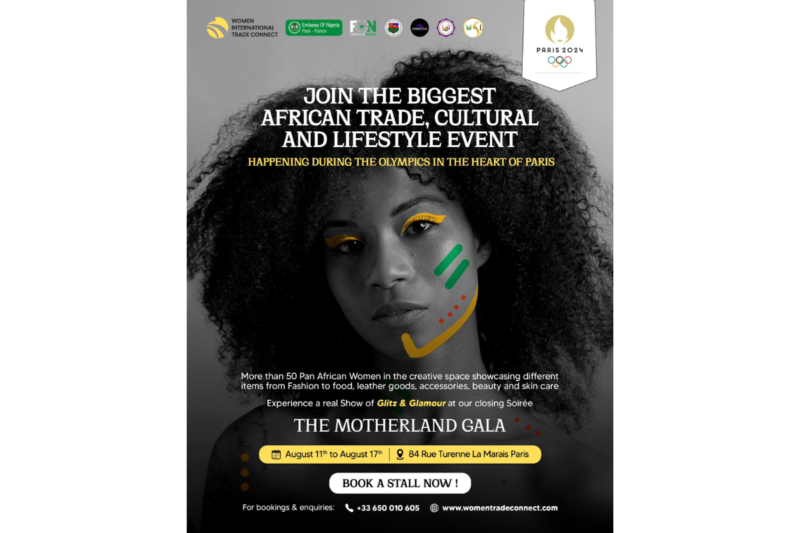 Art Poster for Women International Trade Connect (WITC) Tradeshow Event in Paris Olympics 2024