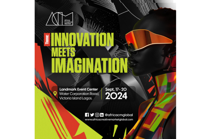 Cover art announcing Africa Creative Market (ACM) 2024, happening in Lagos, Nigeria