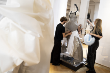 Image of Tess van Zalinge collection showcasing at ‘momentum,’ at the iconic House of Finn Juhl during Copenhagen Fashion Week SS25.