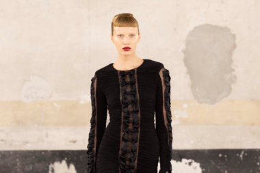 Structured jacket and tulle from Elisabetta Franchi Spring/Summer 2025