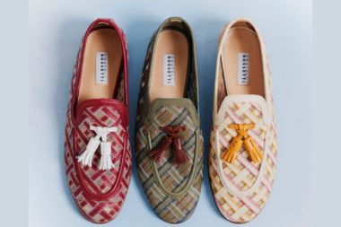 Fratelli Rossetti Spring-Summer 2025 collection Brera loafer in olive and almond tones.