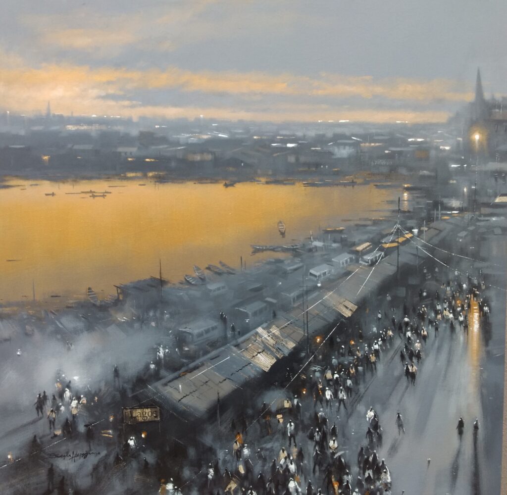 A Deep Dive into Lagos Through the Eyes of Artist Damola Adepoju