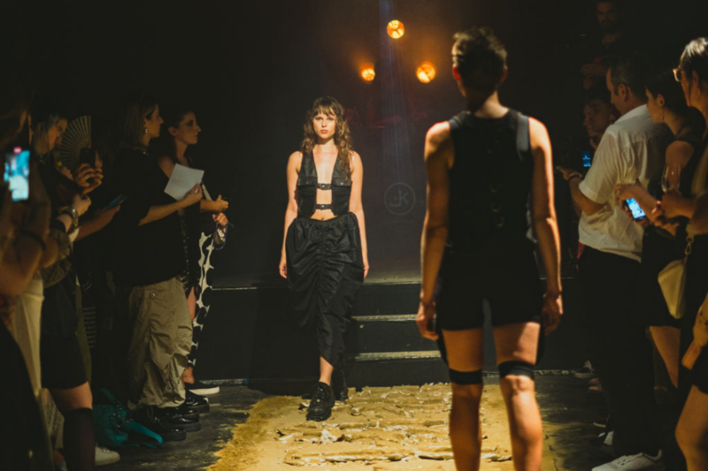 Designs from the Kareem Aladhami fashion collection, blending Arabic and Middle Eastern influences