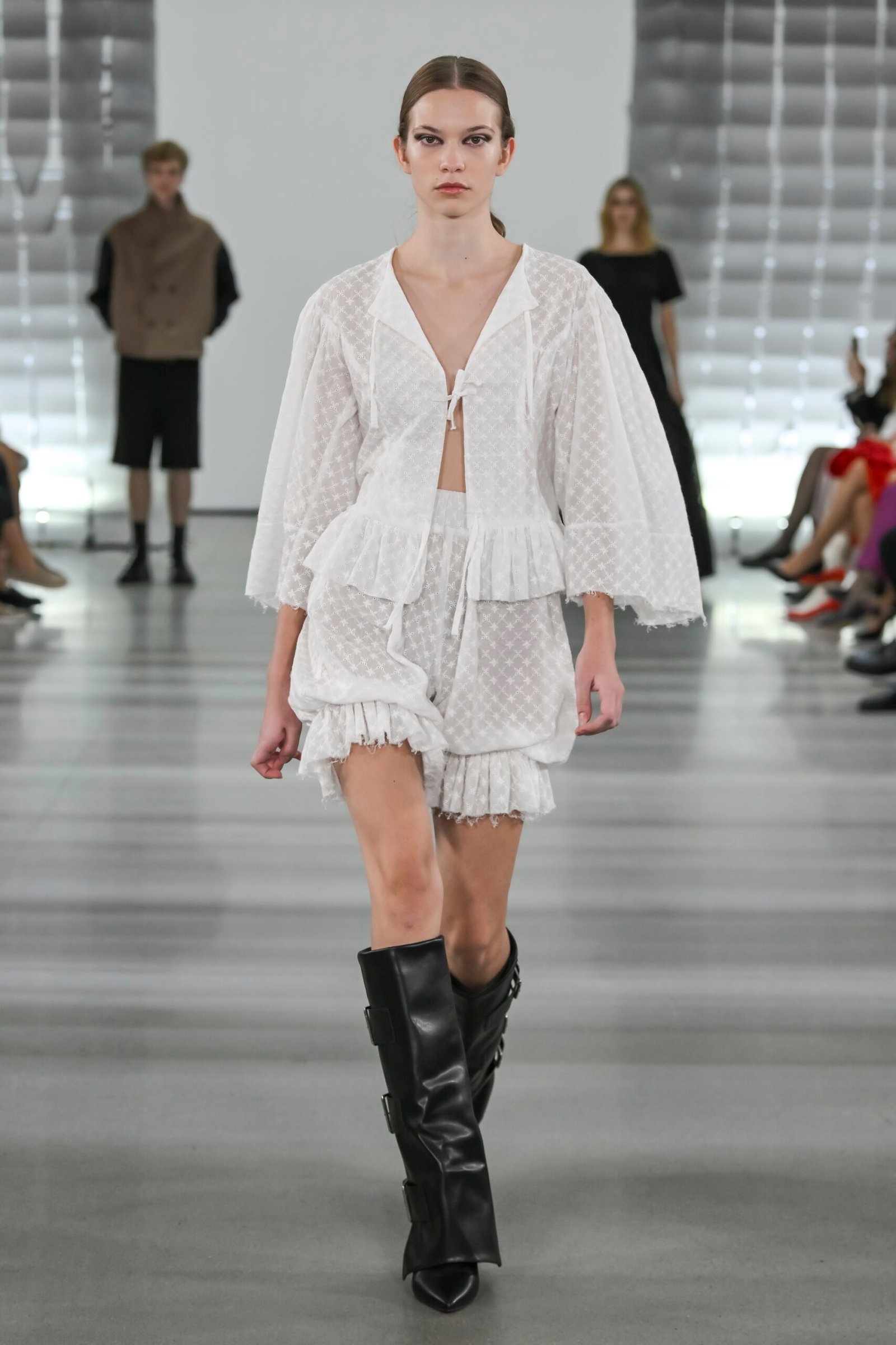Bold Designs and Asymmetry from MANDACH at Mercedes-Benz Fashion Live 2024