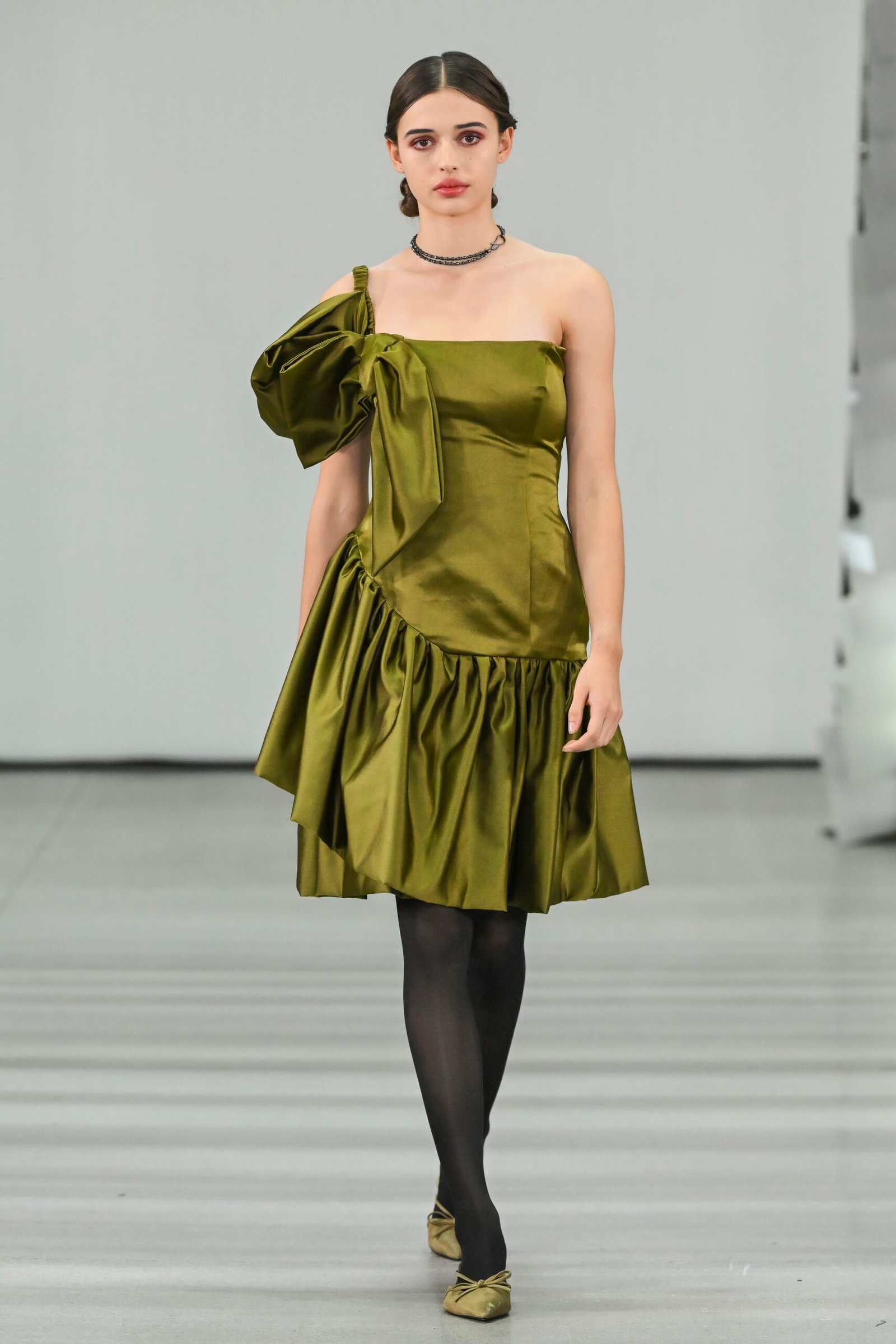 Veronika Kostková's Belle Époque-inspired collection at Mercedes-Benz Fashion Live 2024 merges historical elegance with modern fashion.