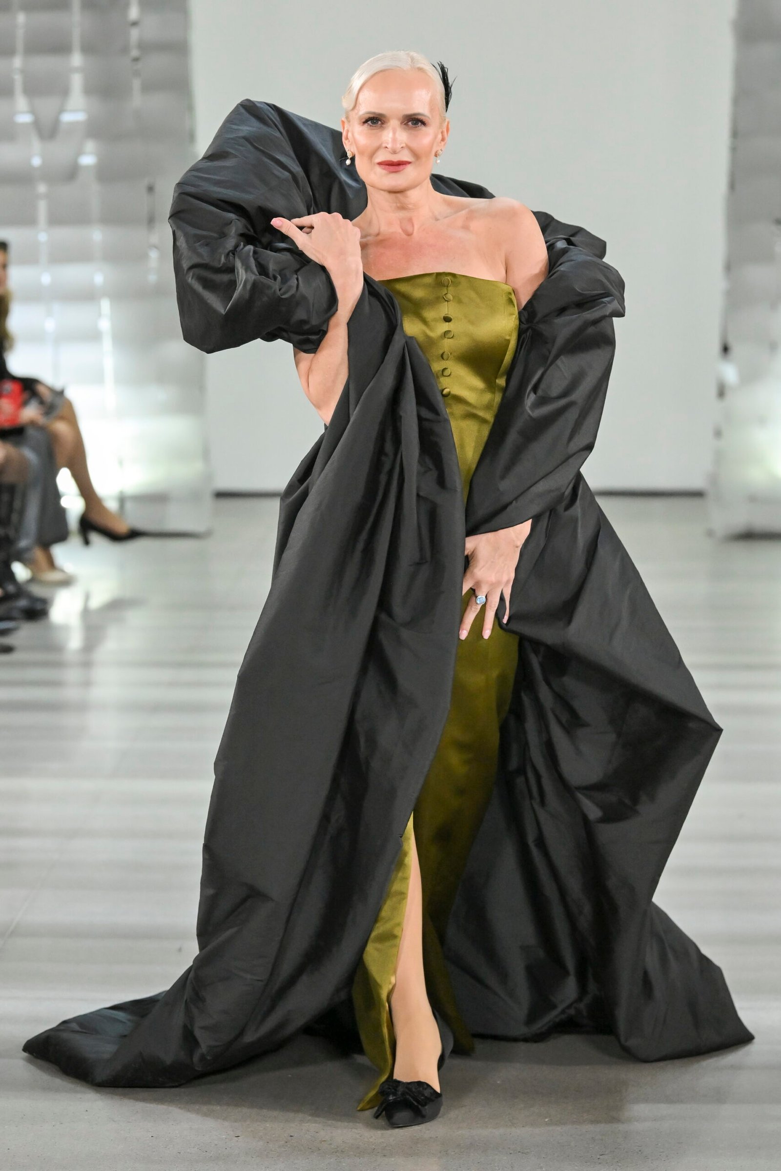 Veronika Kostková's Belle Époque-inspired collection at Mercedes-Benz Fashion Live 2024 merges historical elegance with modern fashion.