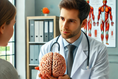 Patient discussing Botox as a migraine treatment with a healthcare professional, exploring the benefits and effectiveness.