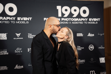 Stefan Kokovic showcasing 90s-inspired photography at his '1990' exhibition