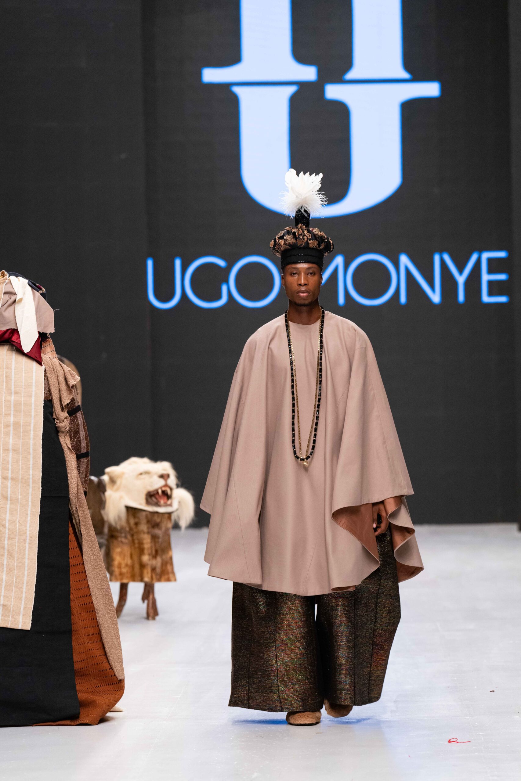 Models on Lagos Fashion Week 2024 runway, showcasing Nigerian designs with African textiles and vibrant street style.