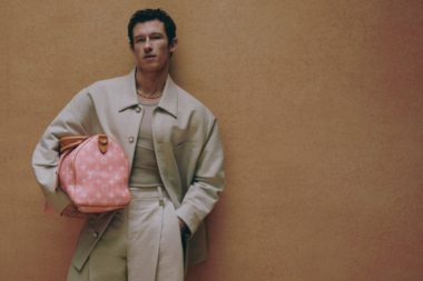 Callum Turner Louis Vuitton House Ambassador posing in stylish attire, embodying elegance and sophistication.