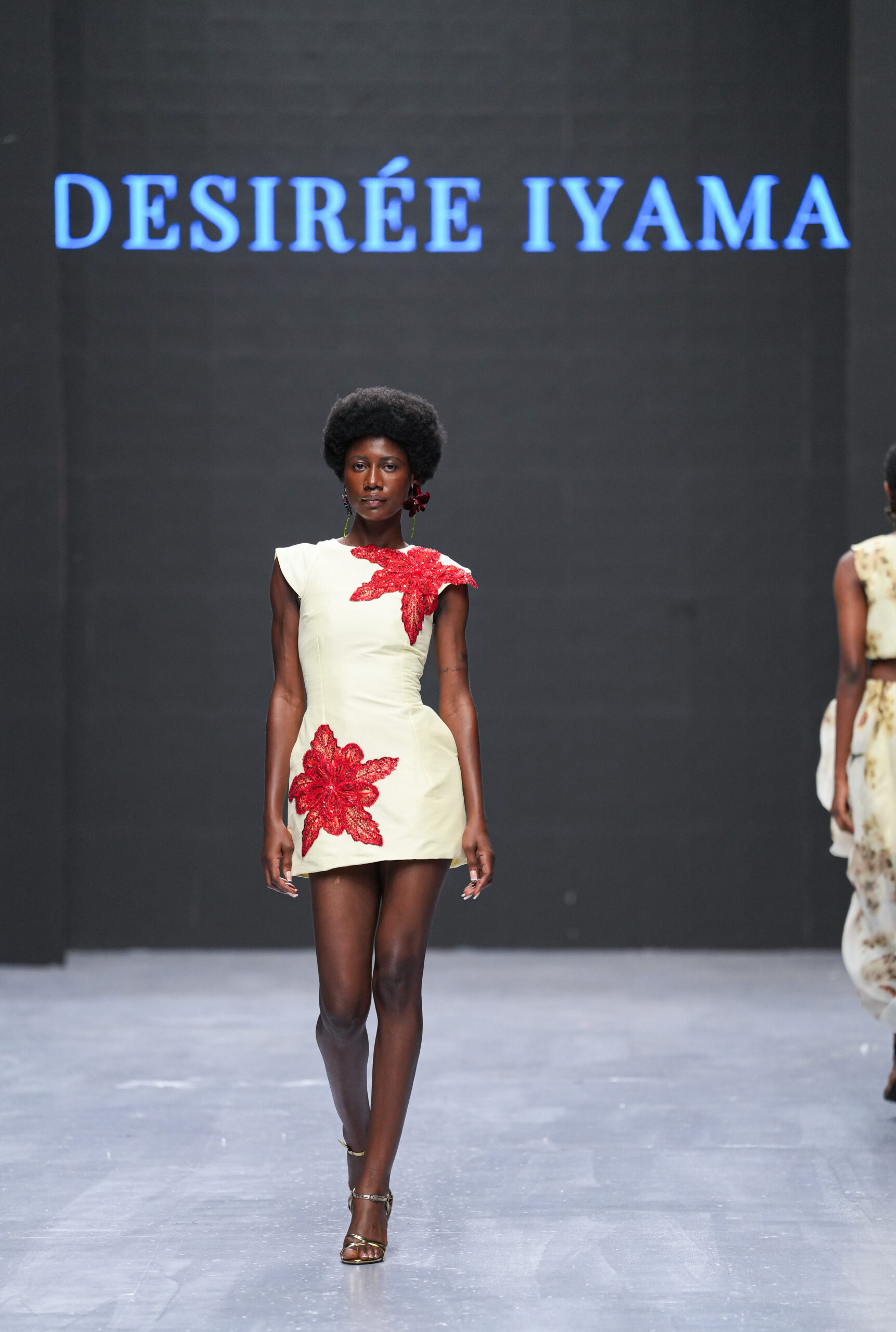 Models on Lagos Fashion Week 2024 runway, showcasing Nigerian designs with African textiles and vibrant street style.