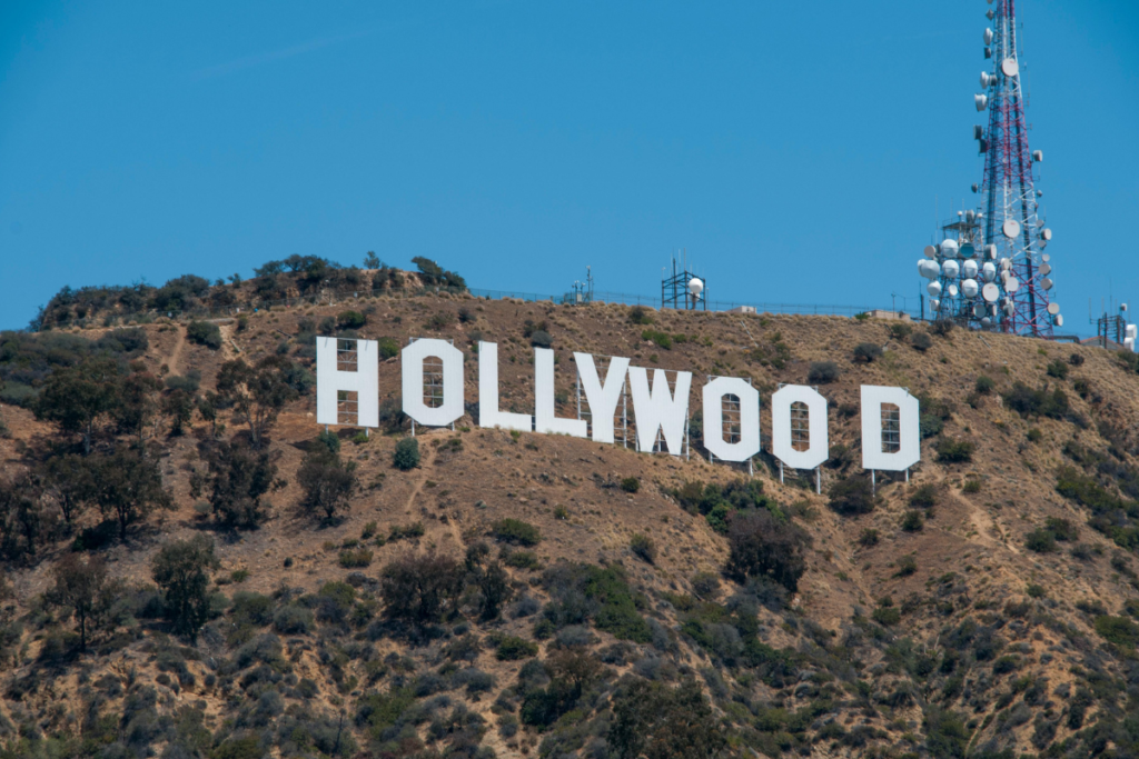 An image of Hollwood Signpost in LA