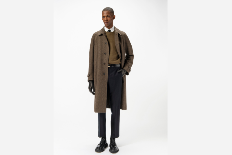 Lug-soled leather boots and nappa leather jacket featured in Corneliani FW25