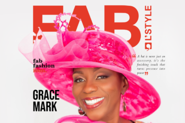 Grace Mark, Nigerian hat maker, on the cover of FAB L'Style Magazine FAB Fashion Icon