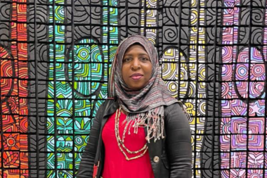 Aisha Idirisu in Nike Art Gallery Lagos Nigeria