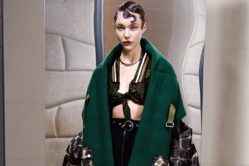 Layered silhouettes in JARELZHANG’s Misty Realm collection FW25 at Milan Fashion Week