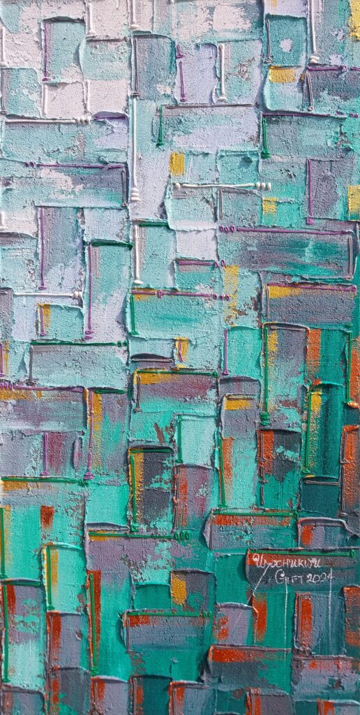 Abstract painting by Uchechi Udochukwu”