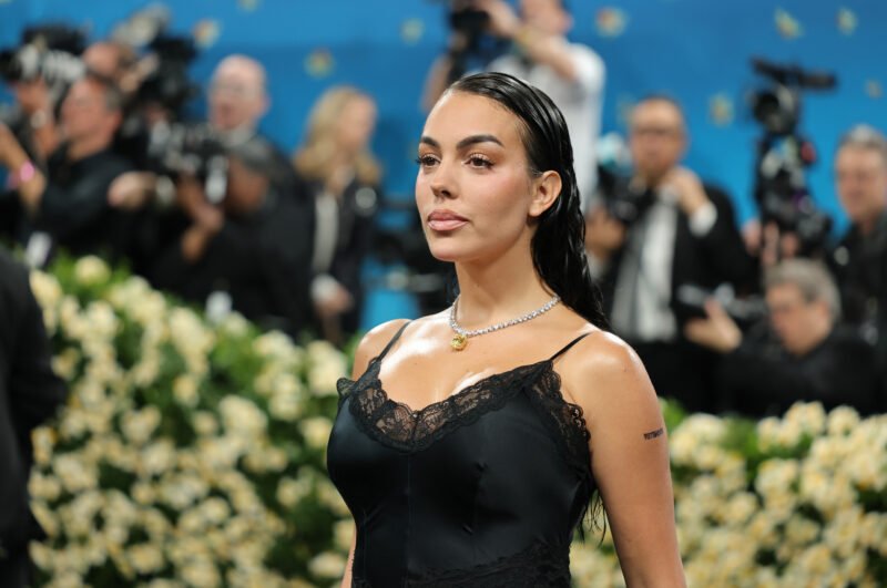NEW YORK, NEW YORK - MAY 05: Georgina Rodríguez attends the 2025 Met Gala Celebrating "Superfine: Tailoring Black Style" at Metropolitan Museum of Art on May 05, 2025 in New York City. (Photo by Dia Dipasupil/Getty Images)